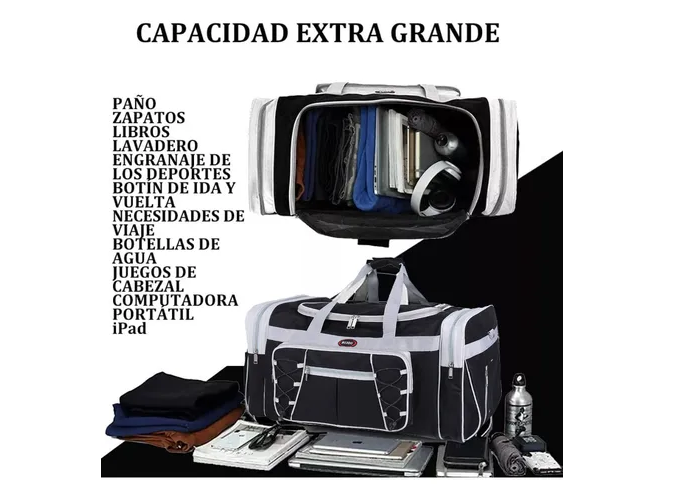 Foto 5 | Bolsa Xtellar De Viaje Portátil Duradera De Gran Capacidad
