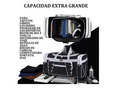 Foto 5 | Bolsa Xtellar De Viaje Portátil Duradera De Gran Capacidad