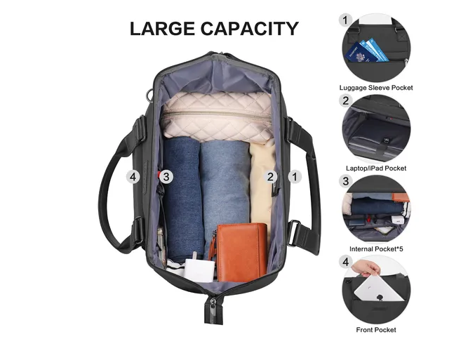 Foto 3 pulgar | Maletas Xtellar Bolsa De Gym Bolsillo Separado Para Viaje Genérica