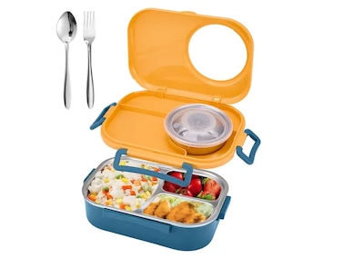 Foto 1 | Bento Box Fiambrera Acero Inoxidable Lunchera Escolar