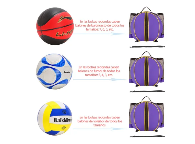 Foto 5 pulgar | Bolsa Xtellar Para Balón De Fútbol Y Básquetbol: Práctica E Impermeable