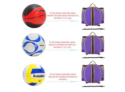 Foto 2 | Bolsa Xtellar Para Balón De Fútbol Y Básquetbol: Práctica E Impermeable