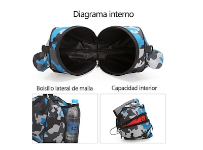 Foto 2 | Bolsa Xtellar Para Balón De Fútbol Y Básquetbol: Práctica E Impermeable