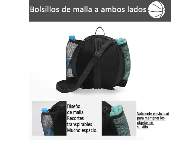 Foto 3 | Bolsa Xtellar Para Balón De Fútbol Y Básquetbol: Práctica E Impermeable
