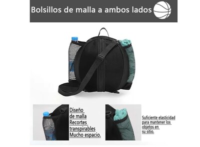 Foto 3 | Bolsa Xtellar Para Balón De Fútbol Y Básquetbol: Práctica E Impermeable