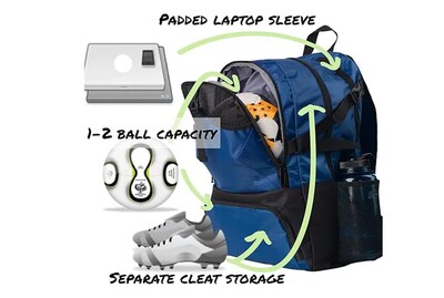 Foto 2 | Xtellar Mochila Deportiva Versátil 30l: Impermeable, Ideal Para Futbol Y Gym
