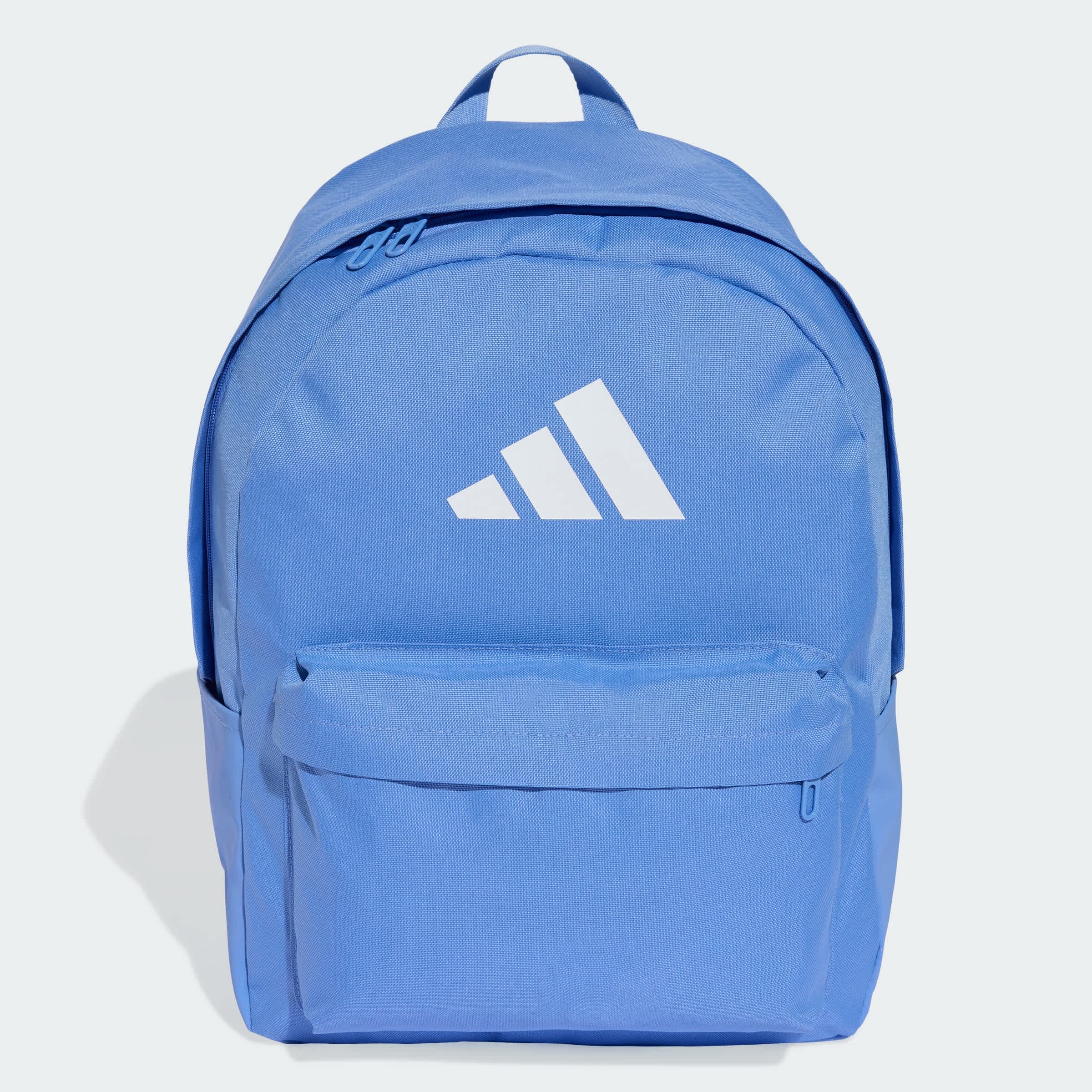 Foto 3 pulgar | Mochila Classic 3 Barras Logo Adidas Azul Unisex