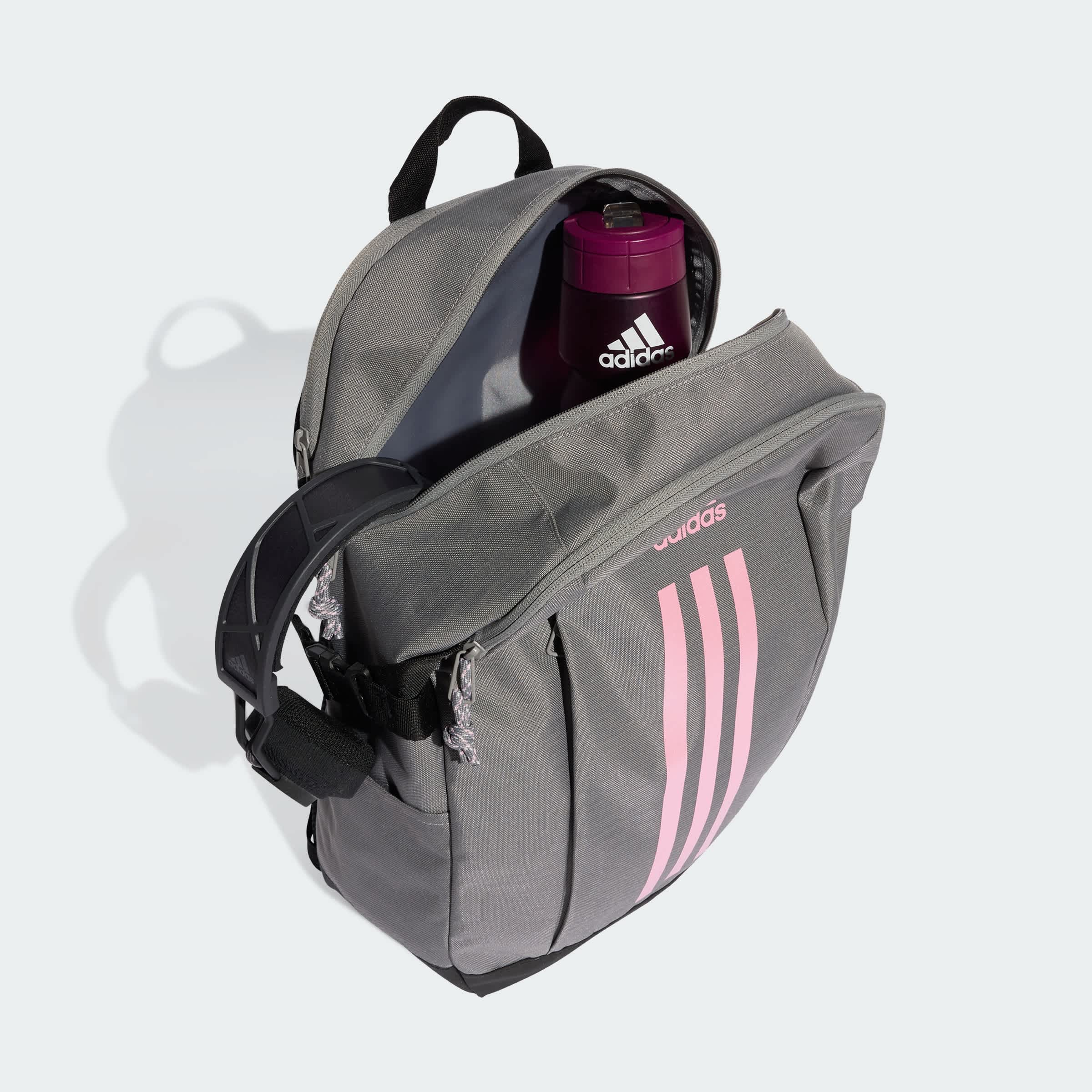 Foto 8 pulgar | Mochila Power Adidas Gris Unisex