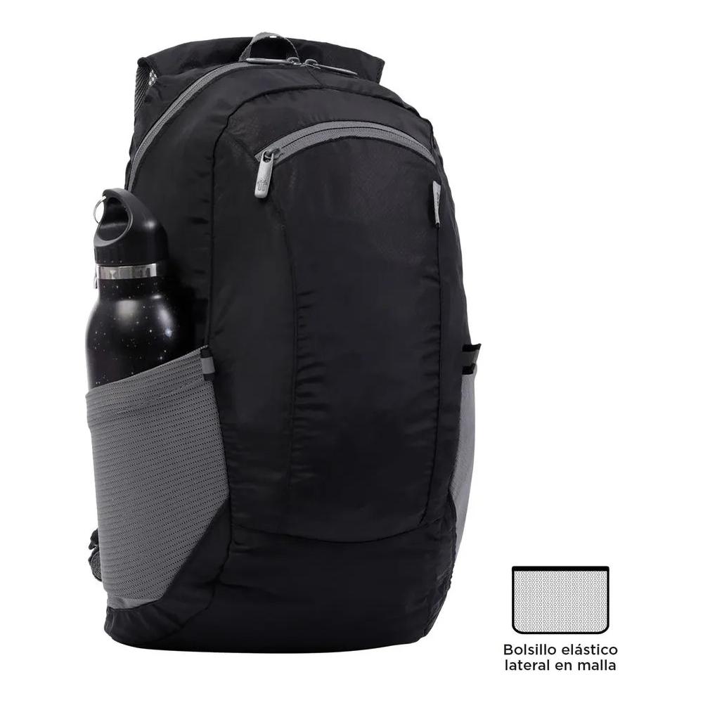 Foto 4 pulgar | Totto Mochila Plegable 19 Lt. De Viaje Resistente Troker Negro