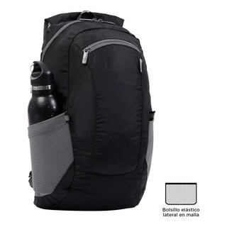 Foto 3 | Totto Mochila Plegable 19 Lt. De Viaje Resistente Troker Negro
