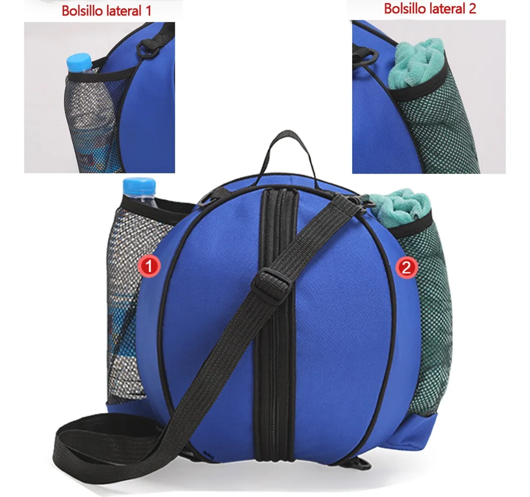 Foto 2 | Bolsa De Fútbol Belug  Impermeable Para Pelota De Fútbol Básquetbol Azul