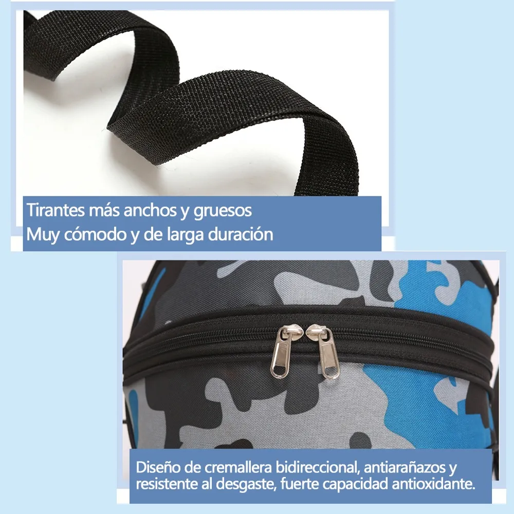 Foto 3 | Bolsa De Fútbol Belug  Impermeable Para Pelota De Fútbol Básquetbol Azul Grisáceo