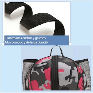Foto 2 | Bolsa De Fútbol Lab.g Impermeable Para Pelota De Fútbol Básquetbol Rojo Gris