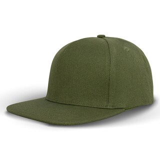 Foto 1 | Gorra Lisa Visera Plana Verde Worker Invasion Caps