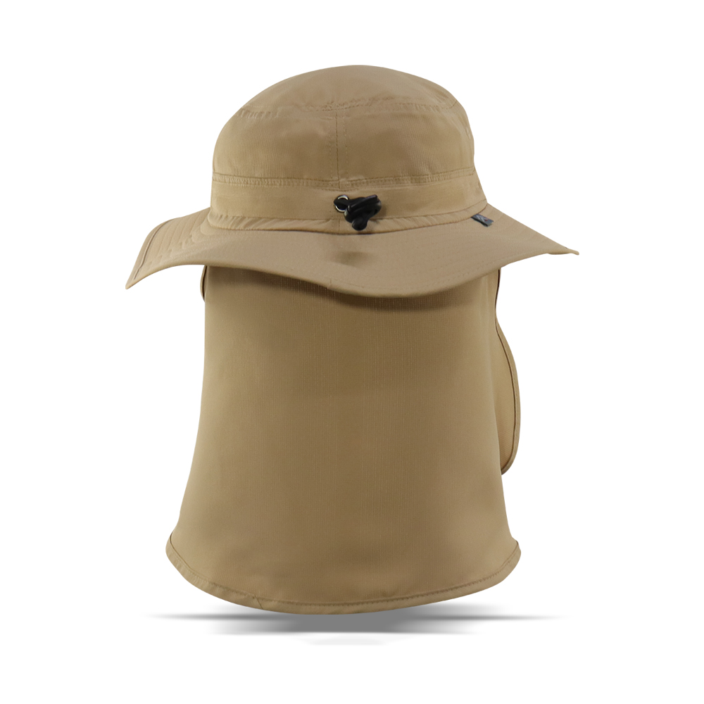 Foto 4 pulgar | Sombrero River Cubre Cuello Con Protección Solar Upf+50 Beige Invasion Caps