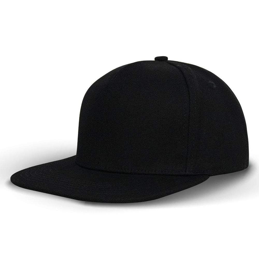 Foto 2 pulgar | Gorra Lisa Visera Plana Negra Worker Invasion Caps