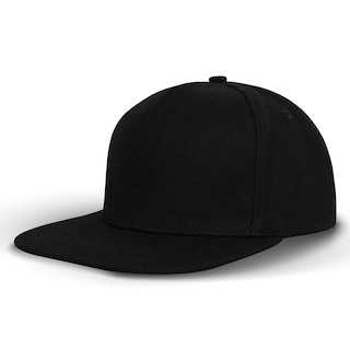 Foto 1 | Gorra Lisa Visera Plana Negra Worker Invasion Caps