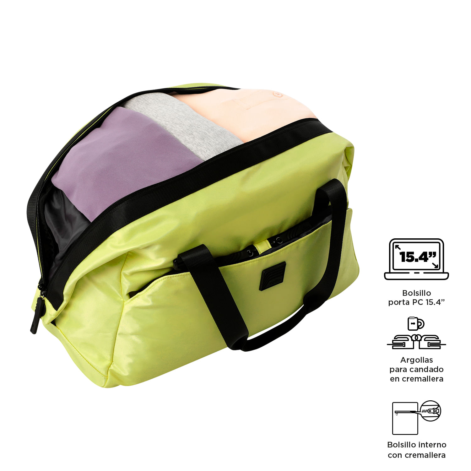 Foto 5 | Totto Maleta Deportiva - Bolsa De Viaje | Mediana | Con Asa Y Correa De Hombro Removible Weekender M
