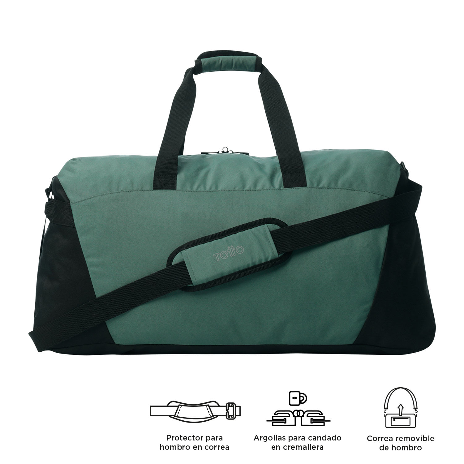 Foto 7 pulgar | Totto Maleta Deportiva - Bolsa De Viaje | Grande | Con Asa Y Correa De Hombro Removible Active Pro L