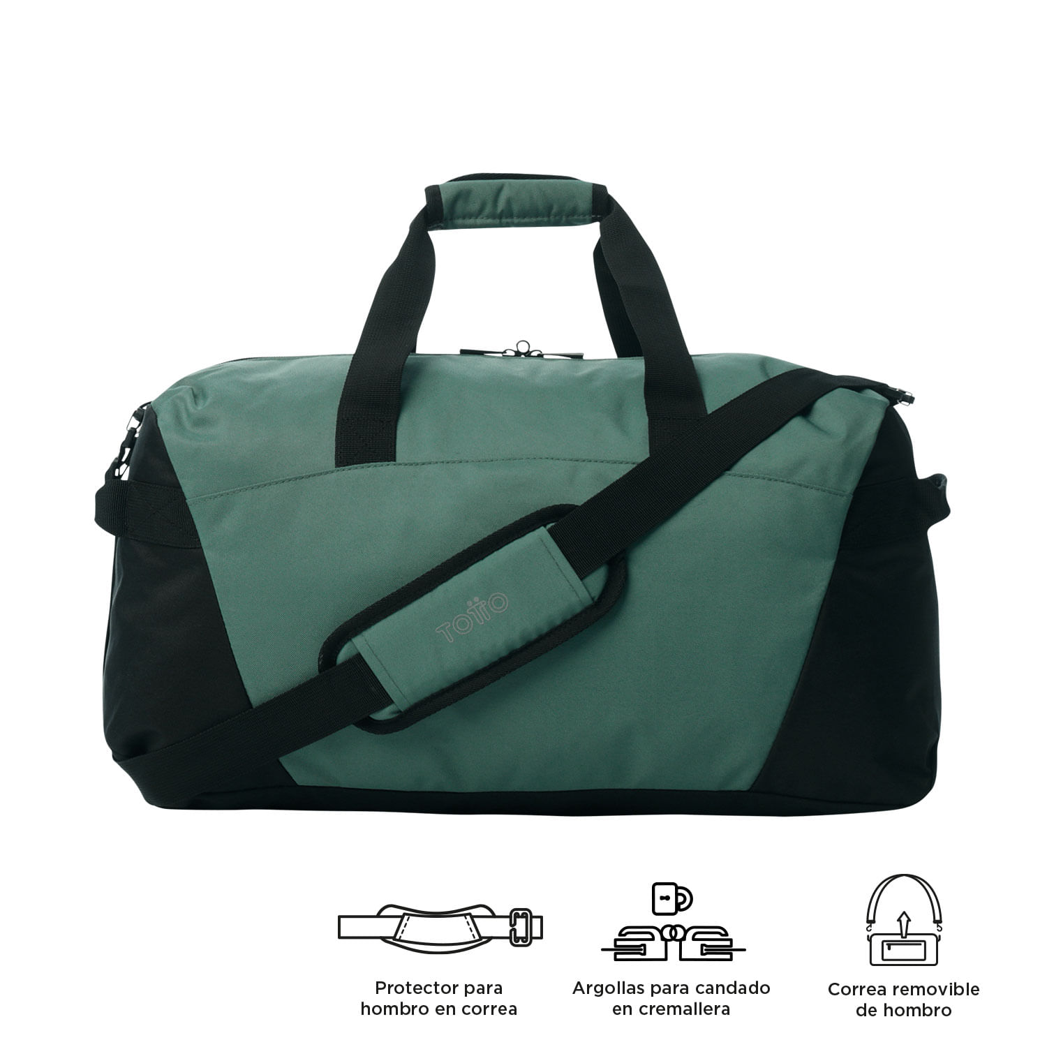 Foto 6 pulgar | Totto Maleta Deportiva - Bolsa De Viaje | Mediana | Con Asa Y Correa De Hombro Removible Active Pro M