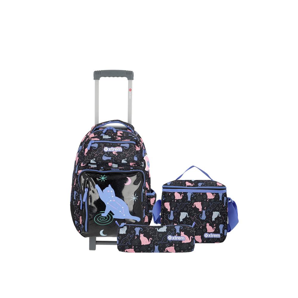 Mochila Xtrem Runpack 5xt Black Purple Cat Negro
