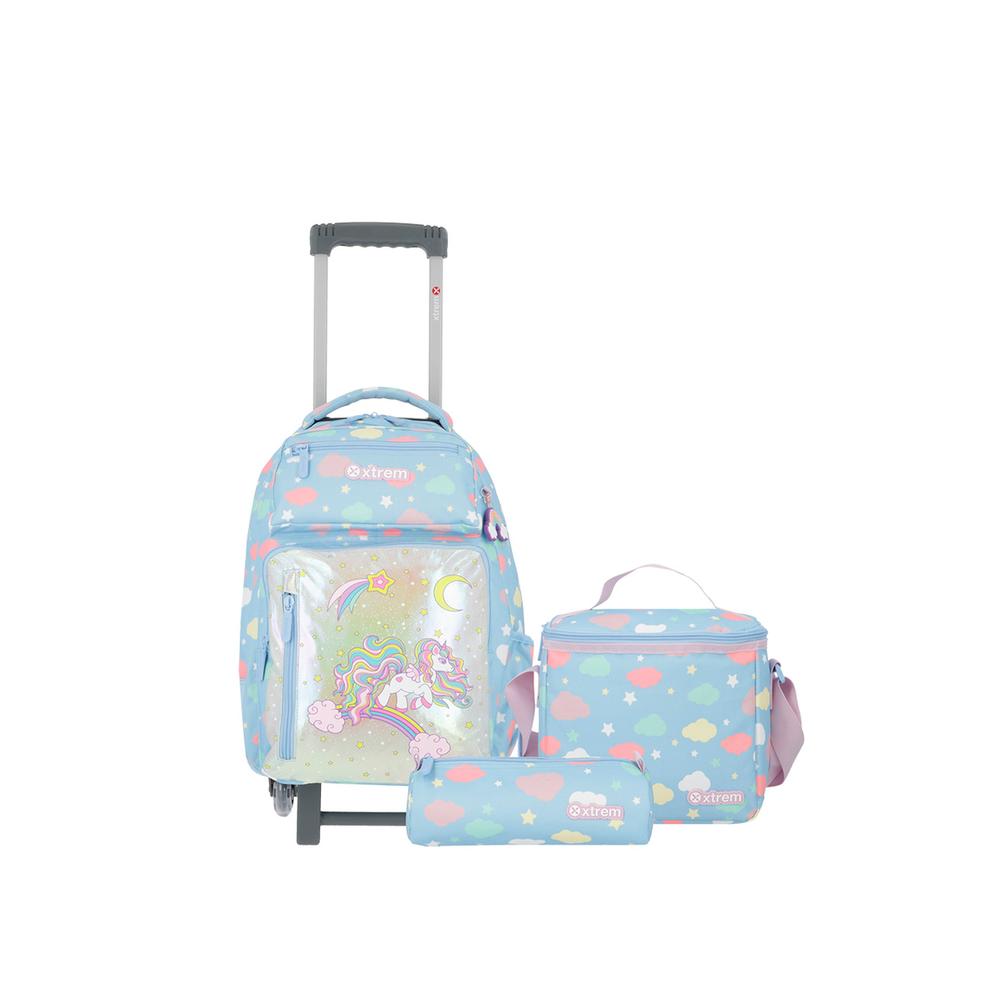 Foto 2 pulgar | Mochila Xtrem Runpack 5xt Multi Colour Unicorn Azul