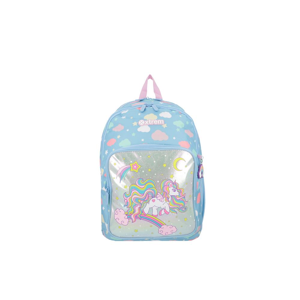 Foto 2 pulgar | Mochila Xtrem Hopper 5xt Multicolour Unicorn Azul