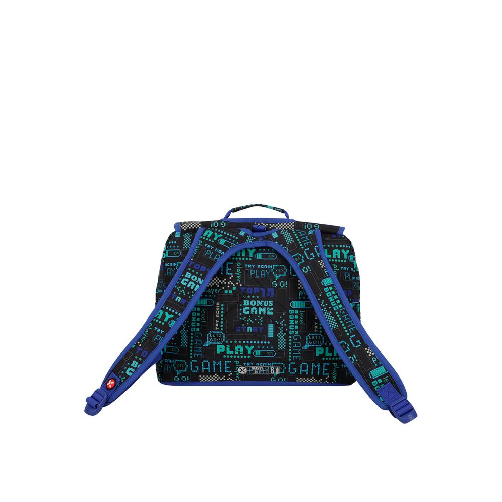 Foto 4 pulgar | Mochila Xtrem Harvey 5xt Blue Gamer Negro