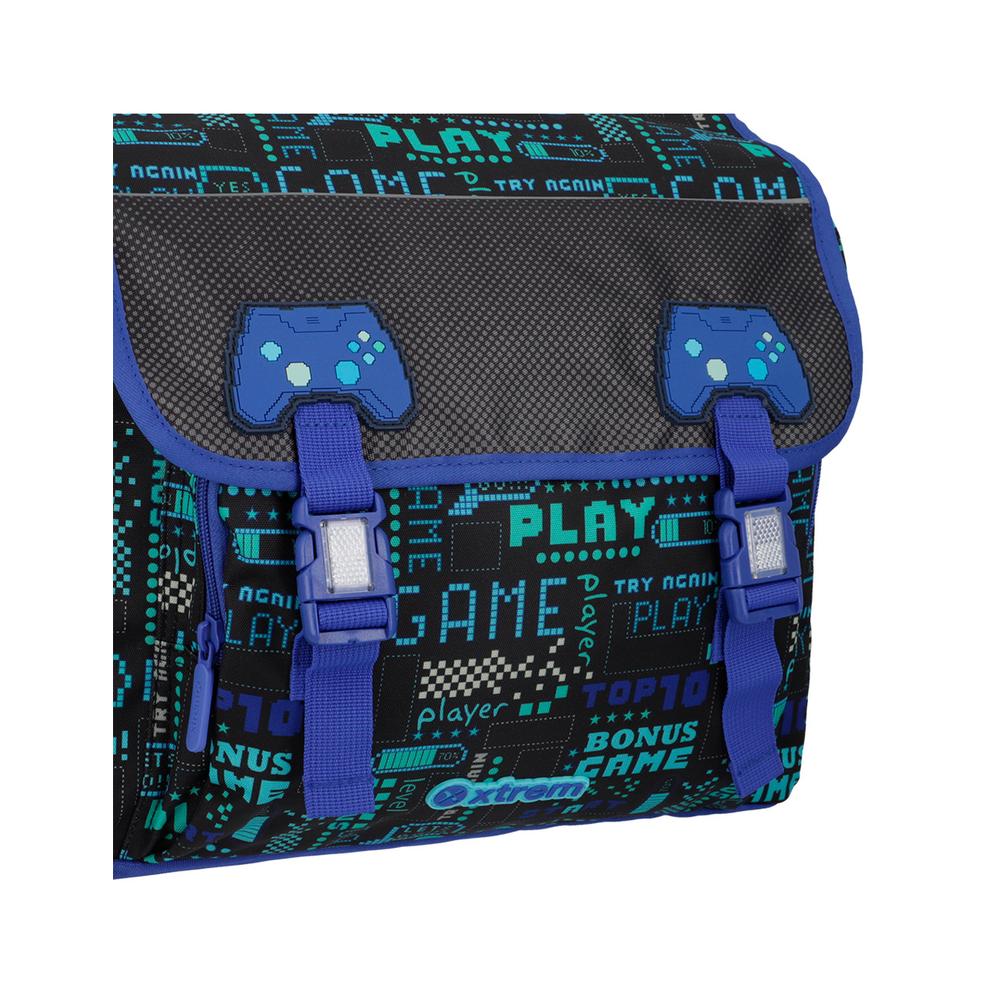 Foto 6 pulgar | Mochila Xtrem Harvey 5xt Blue Gamer Negro