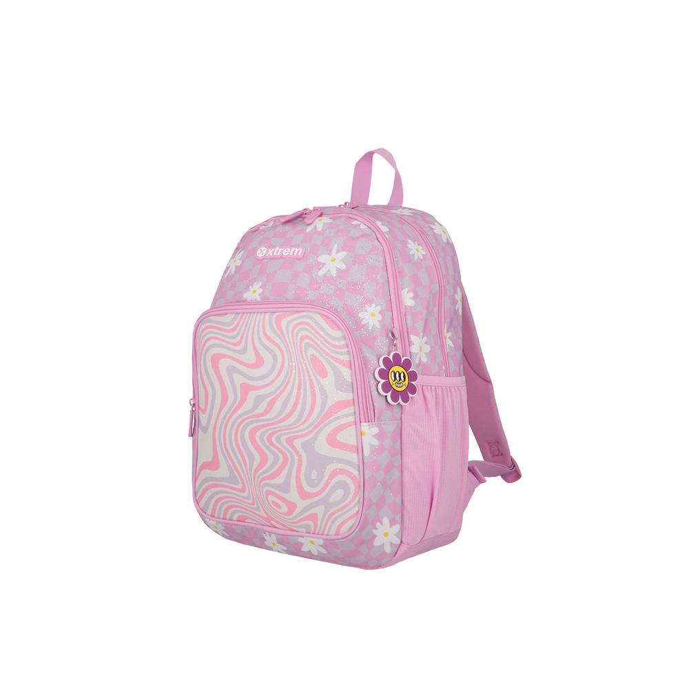 Foto 3 pulgar | Mochila Xtrem Hopper 5xt Pink Flower Rosa