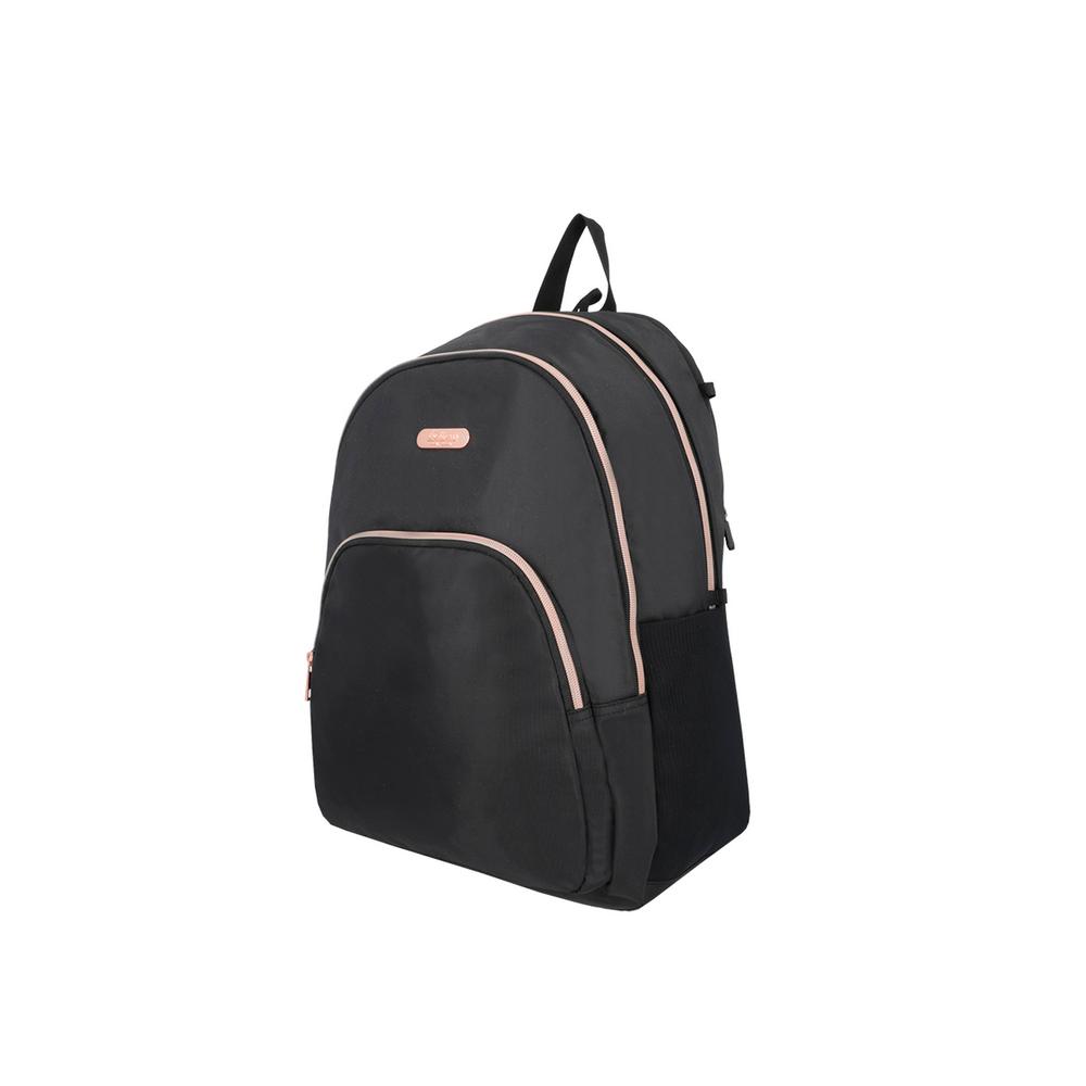 Foto 3 pulgar | Mochila Xtrem Kansas 5xt Black/rose Gold Negro