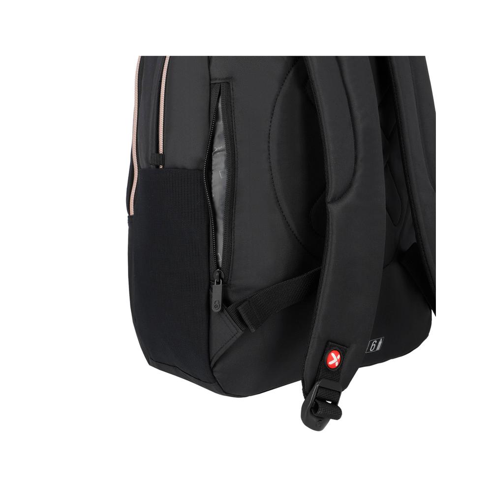 Foto 8 pulgar | Mochila Xtrem Kansas 5xt Black/rose Gold Negro