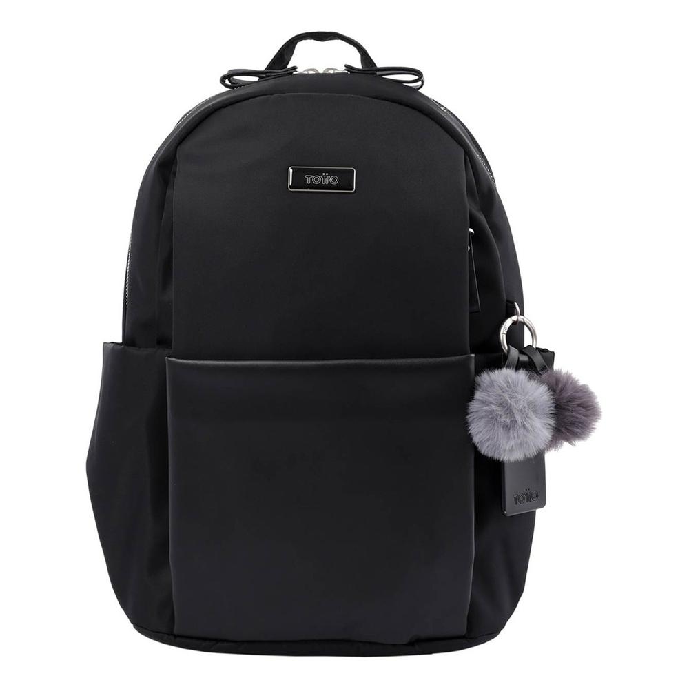 Foto 2 pulgar | Mochila Para Mujer Con Porta Laptop Adelaide Totto Negro