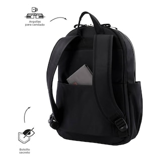 Foto 7 | Mochila Para Mujer Con Porta Laptop Adelaide Totto Negro