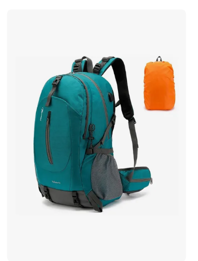 Xtellar Mochila Impermeable 50l Para Senderismo Montañismo Color Turquesa
