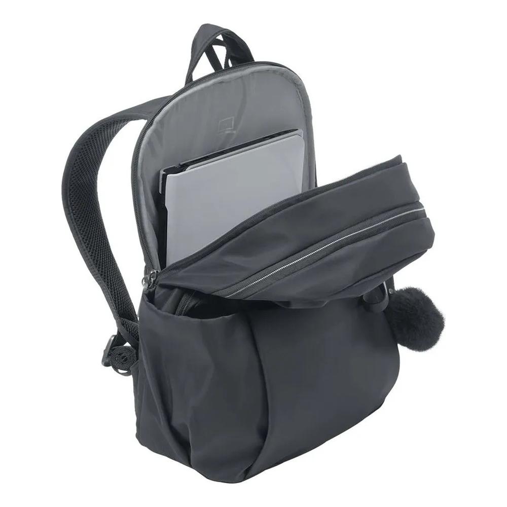 Foto 6 pulgar | Totto Mochila De Moda Para Mujer Con Porta Laptop 14 Repelente A Líquidos Con Bolsa Secreta Adelaide Gris