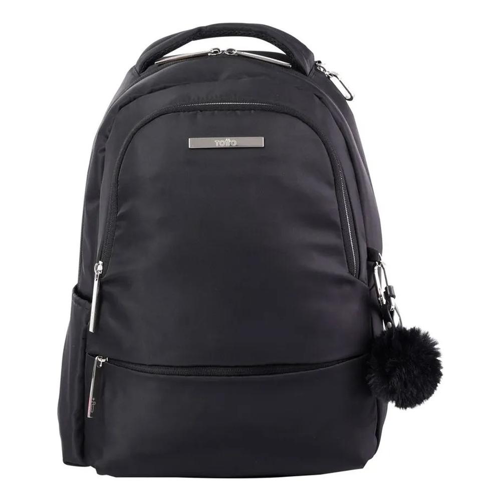 Foto 2 pulgar | Totto Mochila De Moda Para Mujer Con Porta Laptop 14 Repelente A Líquidos Con Bolsa Secreta Adelaide Negro