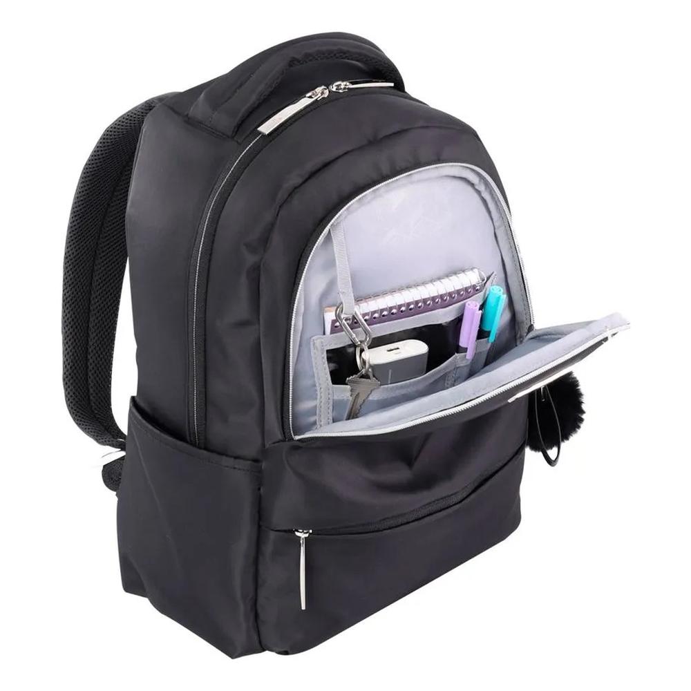 Foto 7 pulgar | Totto Mochila De Moda Para Mujer Con Porta Laptop 14 Repelente A Líquidos Con Bolsa Secreta Adelaide Negro