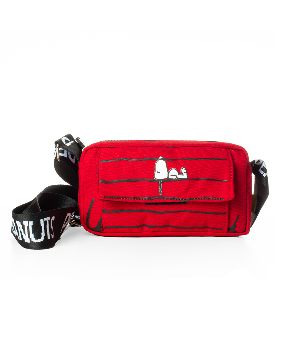 Bolso Crossbody Snoopy Casual Roja