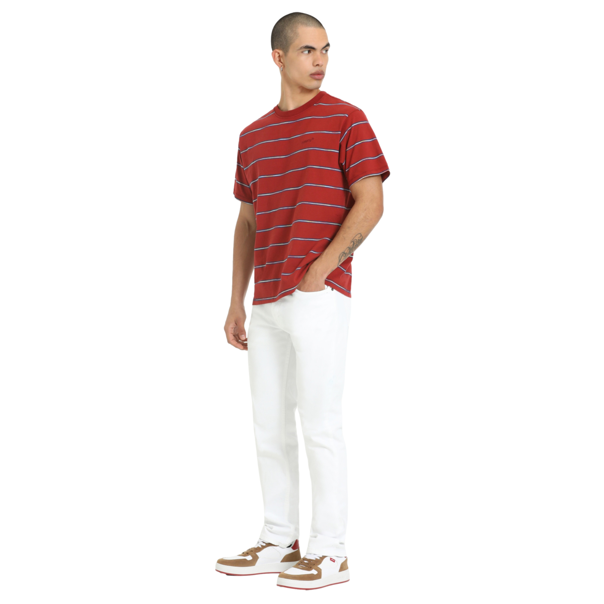 Foto 5 pulgar | Pantalón de Mezclilla Levi’s Blanco para Hombre