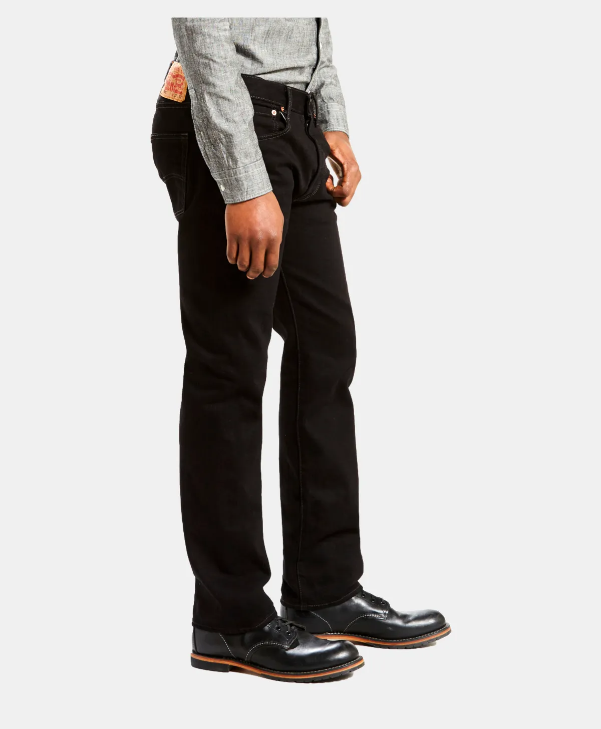 Foto 2 | Pantalón 501  Original Negro Fit Levi´s