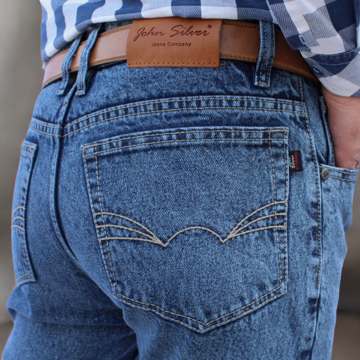 Foto 4 pulgar | Pantalón Vaquero John Silver Jeans para Hombre