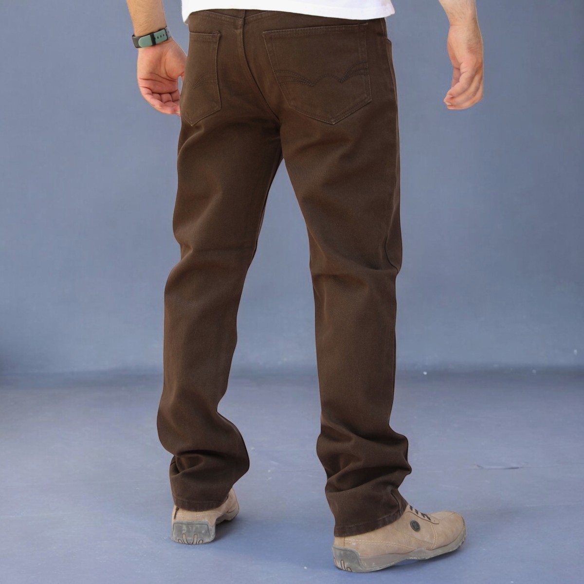 Foto 3 pulgar | Pantalon Vaquero John Silver Marron