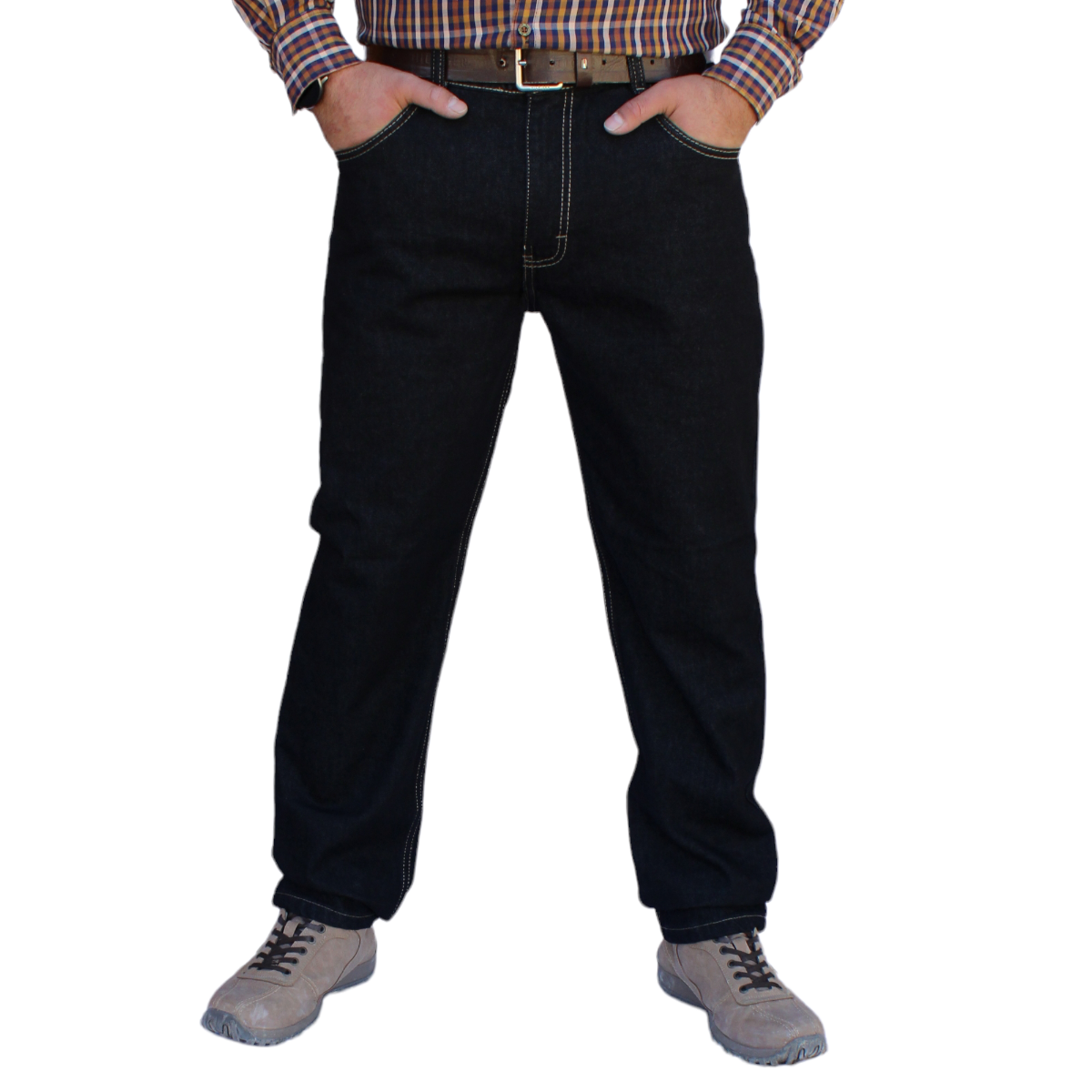Pantalon Vaquero John Silver Gris Obscuro