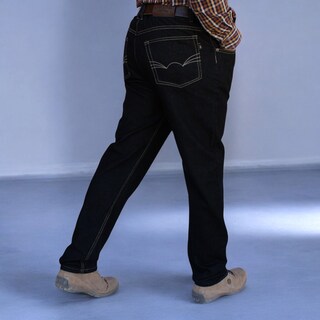 Foto 3 | Pantalon Vaquero John Silver Gris Obscuro
