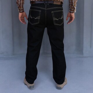 Foto 4 | Pantalon Vaquero John Silver Gris Obscuro
