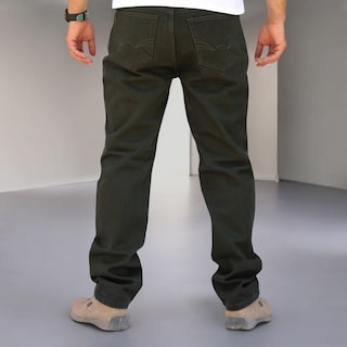 Foto 3 | Pantalon Vaquero John Silver Verde Militar