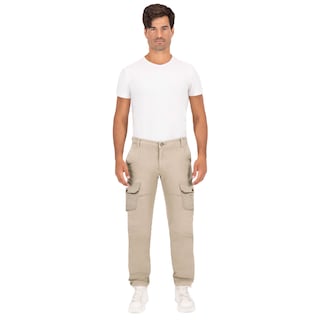 Foto 3 | Pantalón Cargo Britos Jeans Hombre Gabardina Khaki 803725