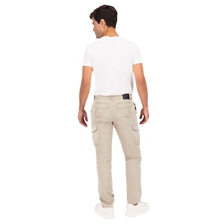 Foto 4 | Pantalón Cargo Britos Jeans Hombre Gabardina Khaki 803725