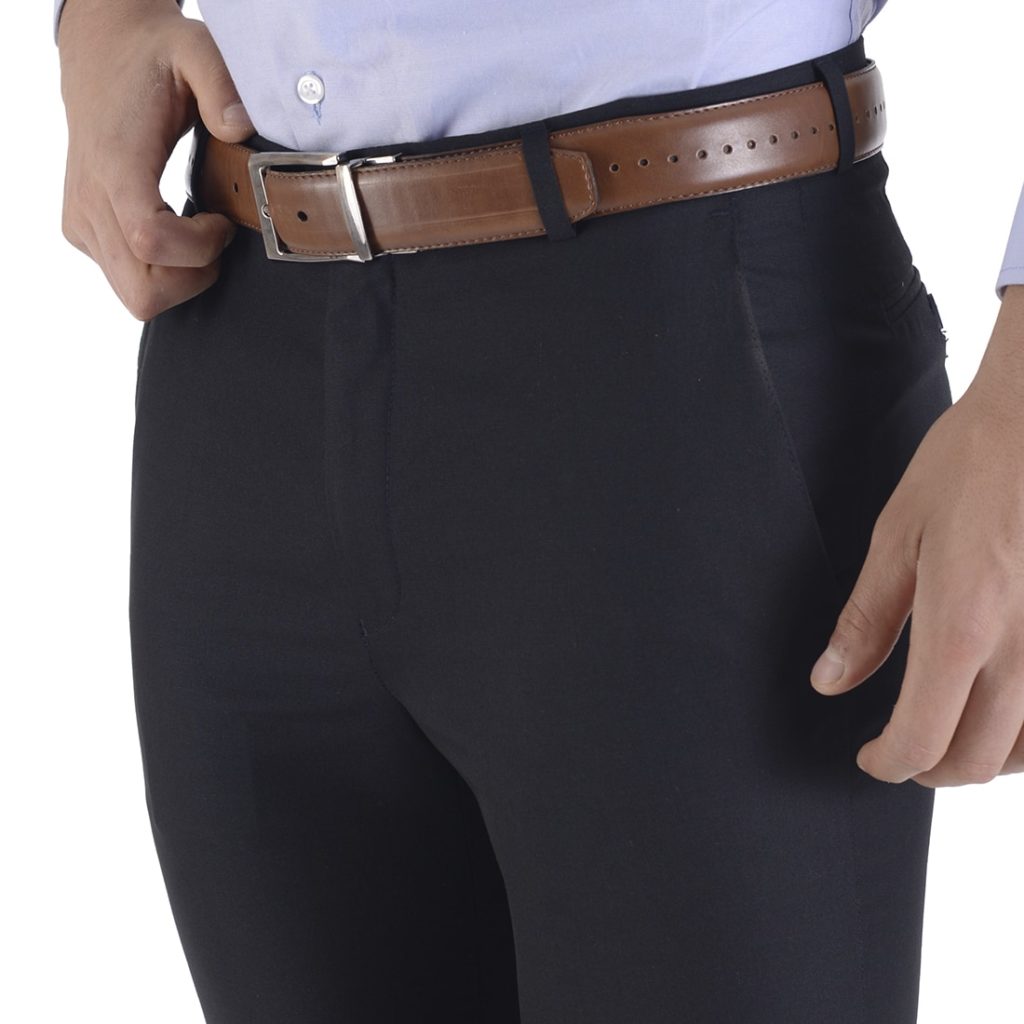 Foto 3 pulgar | Pantalón De Vestir Yale Collection Sin Pinzas Slim Fit 1768 Azul Marino